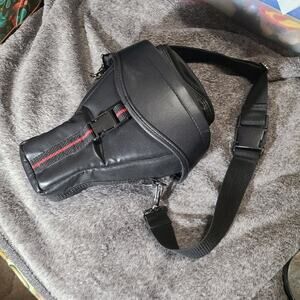 Vintage Coastar Padded Protective Camera Case Bag Faux Leather‎ for 35mm & DSLR